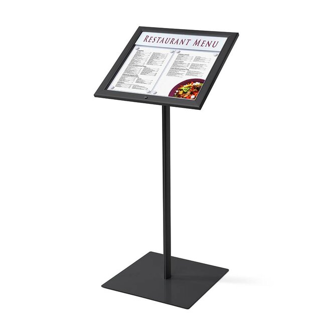 Menüständer Freistehend Logo / LED