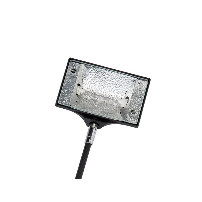 Wand Licht Halogen 150 Watt Schwarz