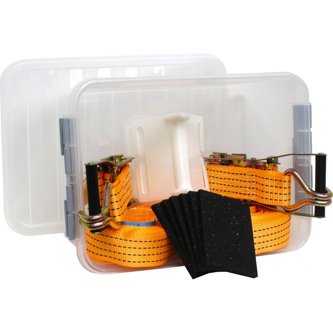 Ladungssicherungs-Set - Ladungssicherungsset mit Box - 2xZG8, 4xKANT76, 6xRUTSCHMA3