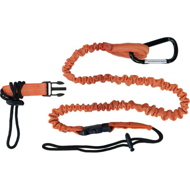 368005, Sicherungsleine mit Karabiner, 110 cm, bis 5 kg