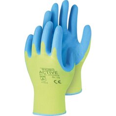 TR310, Active, Polyester-Handschuh mit Latex-Beschichtung, SB-Karte