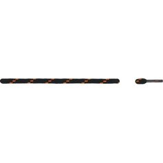 Barth Schnürsenkel schwarz-orange, rund, extra dick