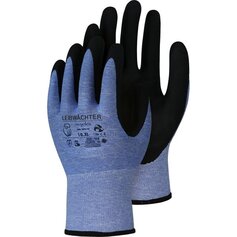 Leibwächter RLW570 Topas, Recycle Polyester-Spandex-Handschuh mit Nitril-Beschichtung, SB-Karte