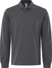 Fristads Acode Poloshirt Langarm 1722 PIQ – Dunkelgrau
