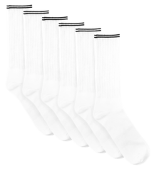 Fristads Reinraum Socken 6er-Pack 6R013 XF85 – Weiß