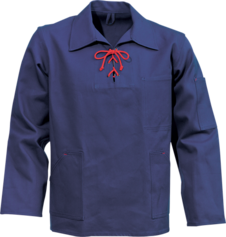 Fristads Baumwoll-Schlupfjacke 7388 KC – Dunkelblau