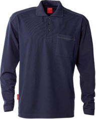Fristads Poloshirt Langarm 7393 PM – Dunkelblau