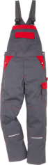 Fristads Icon Two Latzhose 1009 LUXE – Grau/Rot