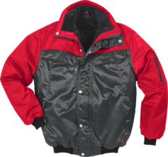 Fristads Icon Two Winter Pilotenjacke 4813 PP – Grau/Rot