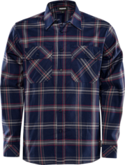 Fristads Flanellhemd Langarm 7421 MSF – Marineblau