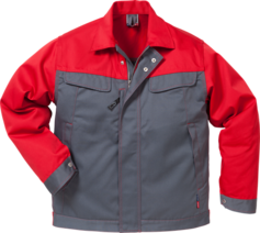Fristads Icon Two Jacke 4857 LUXE – Grau/Rot