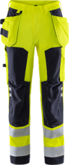 Fristads Flamestat Warnschutz-Handwerkerhose Klasse 2 2075 ATHS – Warnschutz-Gelb/Marine