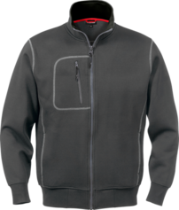 Fristads Acode Sweatjacke 1747 DF – Dunkelgrau