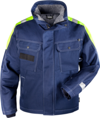 Fristads Baumwoll-Winterjacke 447 FASI – Blau