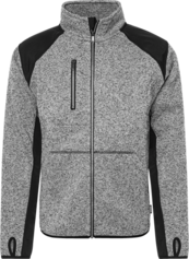 Fristads Fleecejacke 7451 PRKN – Grau/Schwarz