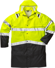 Fristads High Vis Regenmantel Kl. 3 4634 RS – Warnschutz-Gelb/Schwarz