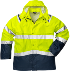 Fristads High Vis Regenjacke Kl. 3 4624 RS – Warnschutz-Gelb/Marine
