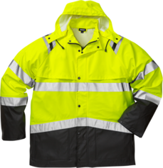 Fristads High Vis Regenjacke Kl. 3 4624 RS – Warnschutz-Gelb/Schwarz