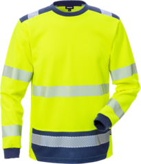 Fristads High Vis T-Shirt Langarm KL. 3 7724 THV – Warnschutz-Gelb/Marine