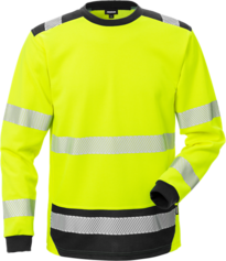 Fristads High Vis T-Shirt Langarm KL. 3 7724 THV – Warnschutz-Gelb/Schwarz