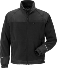 Fristads Winddichte Fleecejacke 4411 FLE – Schwarz