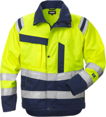 Fristads High Vis Jacke Kl. 3 4026 PLU – Warnschutz-Gelb/Marine