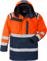 Fristads High Vis Winterparka Kl. 3 4042 PP – Warnschutz-Orange/Marine