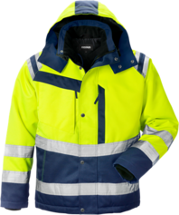 Fristads High Vis Winterjacke Kl. 3 4043 PP – Warnschutz-Gelb/Marine