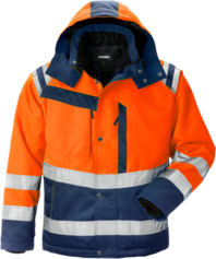 Fristads High Vis Winterjacke Kl. 3 4043 PP – Warnschutz-Orange/Marine