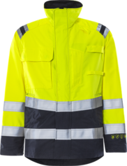 Fristads Flamestat High Vis Jacke Kl. 3 4175 ATHS – Warnschutz-Gelb/Marine