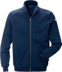 Fristads ESD Sweatjacke 4080 XSM – Marineblau