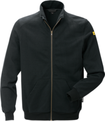 Fristads ESD Sweatjacke 4080 XSM – Schwarz