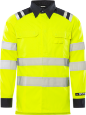 Fristads Flamestat High Vis Hemd Kl. 3 7050 ATS – Warnschutz-Gelb/Marine