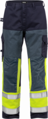 Fristads Flame High Vis Hose Kl. 1 2587 FLAM – Warnschutz-Gelb/Marine
