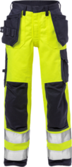 Fristads Flame High Vis Handwerkerhosen Damen Kl. 2 2589 FLAM – Warnschutz-Gelb/Marine