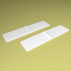 PIXLIP GO FUSSPLATTEN SET MITTIG