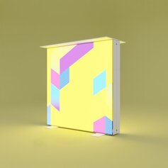 PIXLIP GO LIGHTBOX COUNTER S WHITE