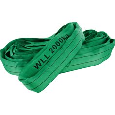 Rundschlinge - Rundschlinge, 2t, 3,0m, grün - aus Polyester als Endlosstrang