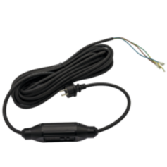 SPRiNTUS Netzkabel, 10m, schwarz, inkl. PRCD-Schutzschalter | 113248