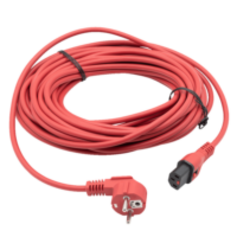 SPRiNTUS Netzkabel, 15 m, rot, beids. steckbar | 119119