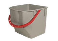 SPRiNTUS Eimer, 25 Liter, grau, roter Henkel, CombiX, CombiX XL | 301187
