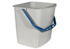 SPRiNTUS Eimer 17 Liter, grau, blauer Henkel | 301221