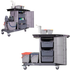 SPRiNTUS MatriX Press Verschließbarer Reinigungswagen inkl. Mopp-Presse | 304001