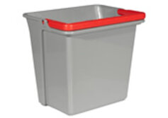 SPRiNTUS Eimer 5 Liter, grau, roter Henkel | 304014
