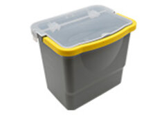 SPRiNTUS Eimer 6 Liter, grau, gelber Henkel für PRO | 305027