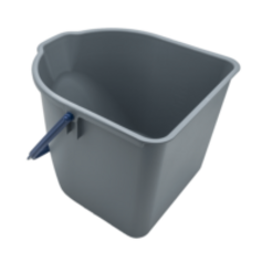 SPRiNTUS Eimer 15 Liter, grau, blauer Henkel | 306530