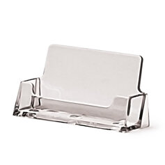 Visitenkartenhalter Tisch 1 Fach Quer 17 mm Fachtiefe