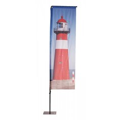 Beachflag Alu Square Print