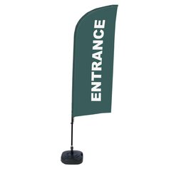 Beachflag Alu Wind Komplett-Set Eingang