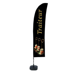 Beachflag Budget Set Wind Large Caterer